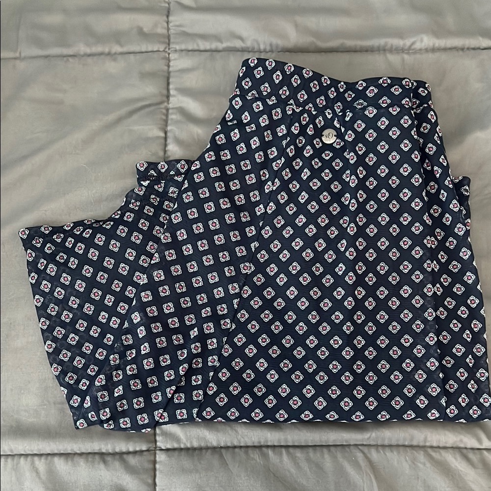 S Oliver Pull On Skirt Navy Size 6